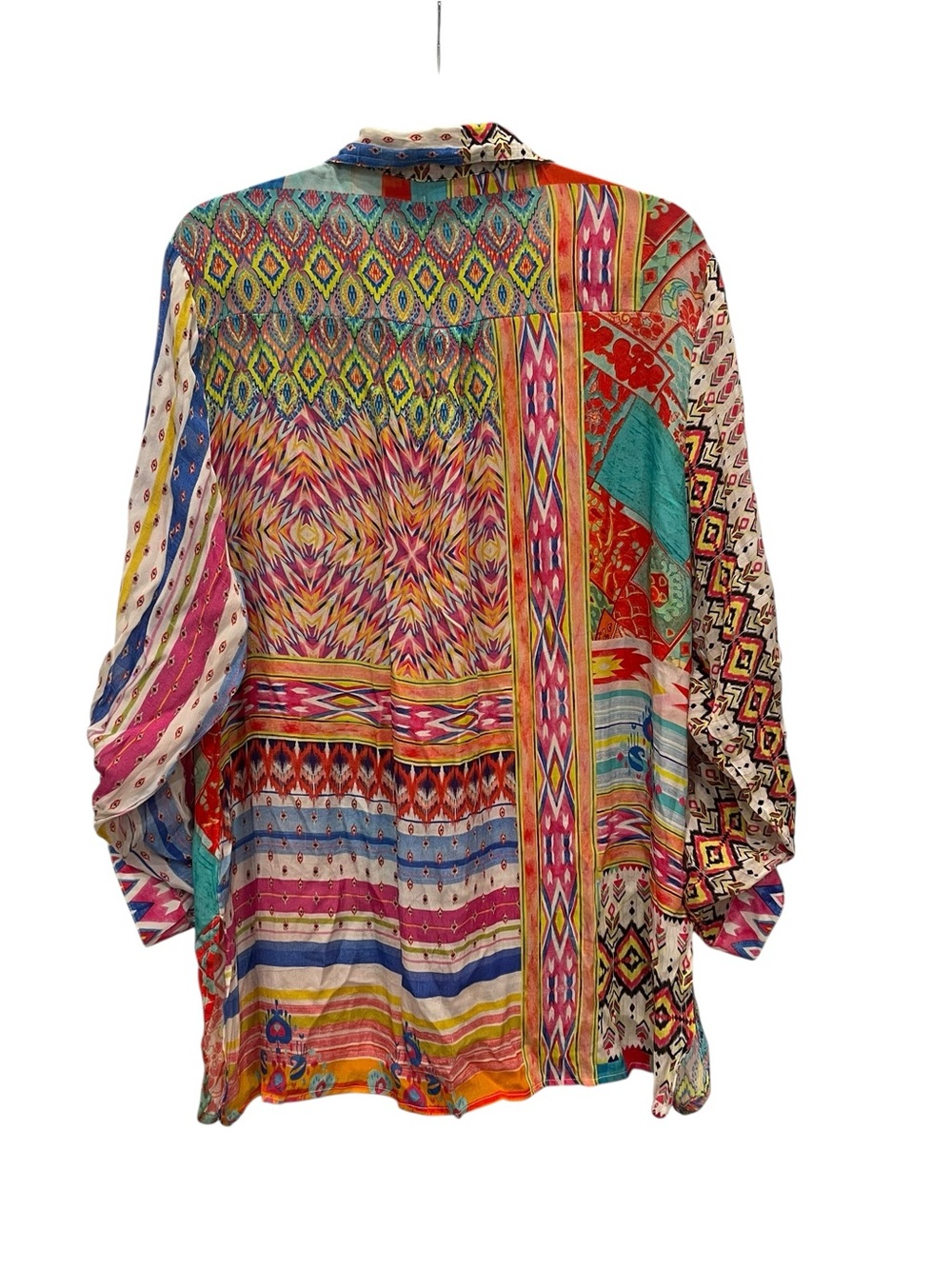 Shana Woman button-up Silk shirt Size:L - Picture 5 of 11